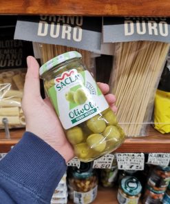 Sacla’ Olive Verdi Intere Gr.290