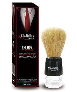 The Goodfellas’ smile pennello da barba da viaggio The Hog pura setola