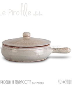 Padella Terracotta Pirofila finitura Decapè “La Chianca”