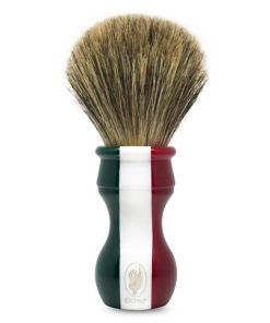 Extro pennello da barba misto setola e tasso bandiera Italiana