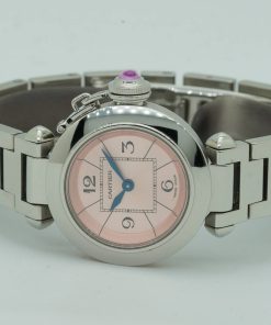 Cartier Miss Pasha W3140008 2973 27mm Pink Dial 11463U